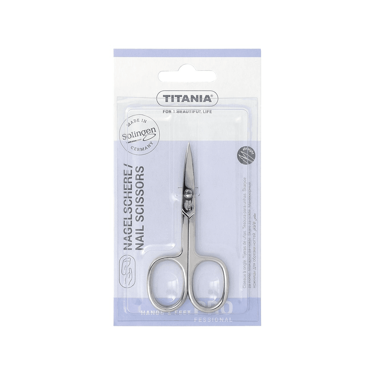 Ciseaux à ongles Solingen à lames incurvées 9.5 cm-1050/10NS B 