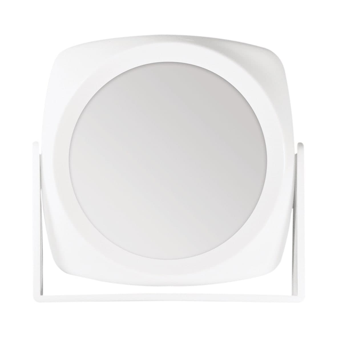 Miroir cosmétique 18x18cm agrandissement x 2-1580L