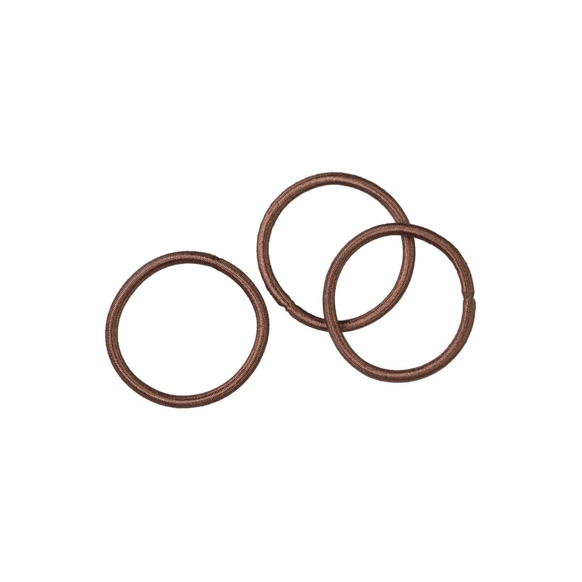 9 élastiques D4.5cm/4mm marrons-7809