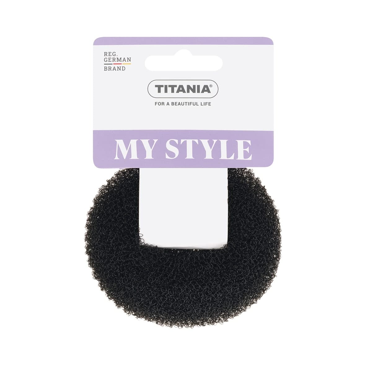 Mesh à chignon D8cm noir-7833