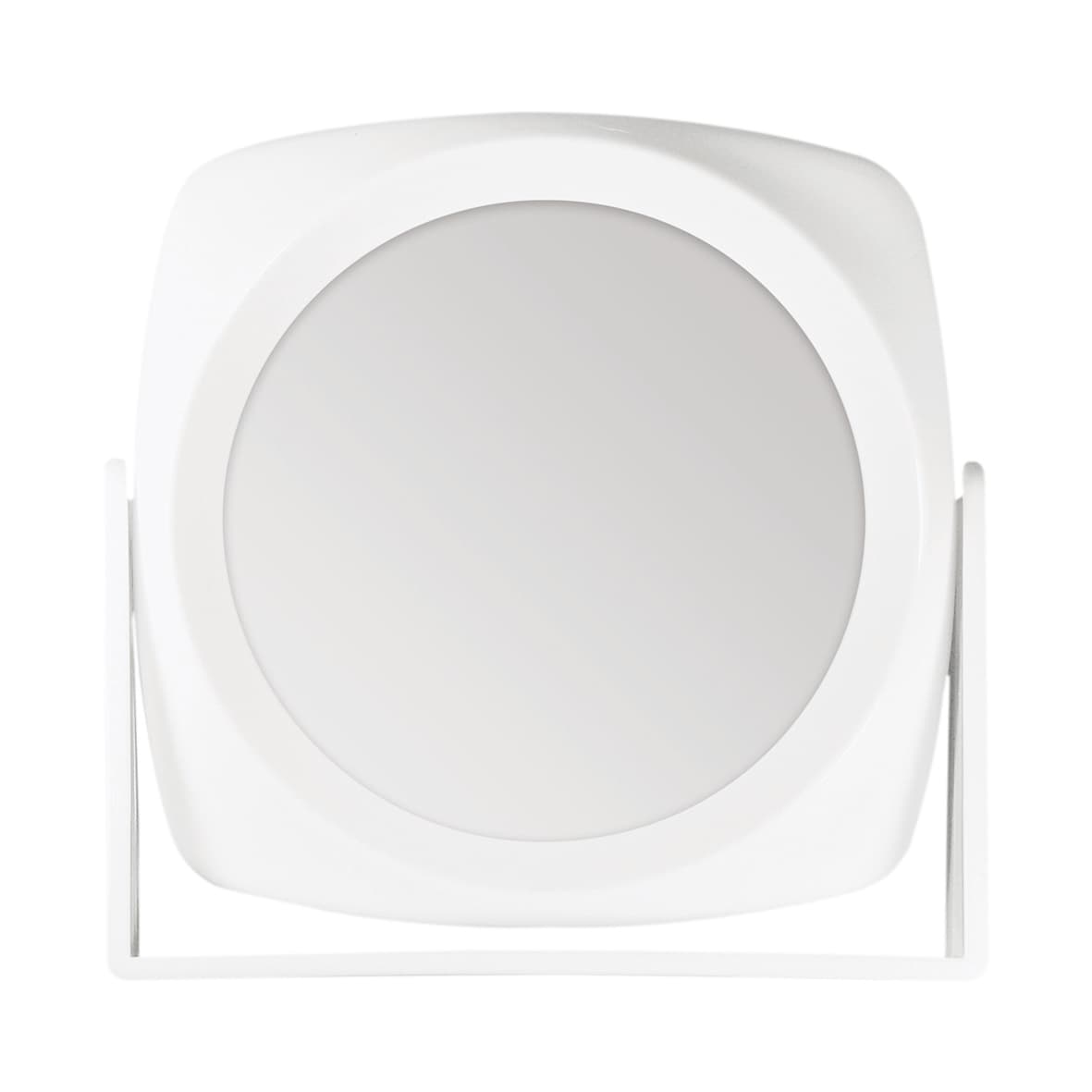 Miroir cosmétique 18x18cm agrandissement x 2-1580L