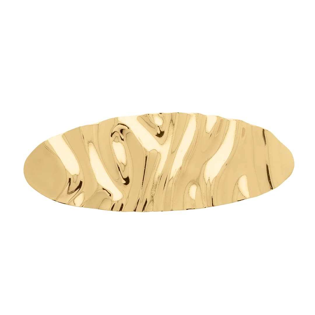 Barrette clip métal doré sur carte-8242 - Image 2