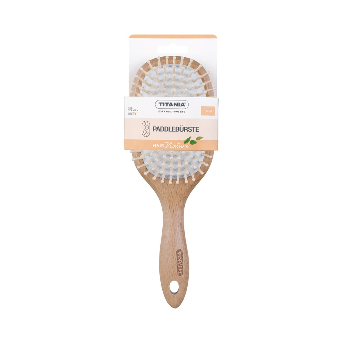 Brosse en bois de hêtre naturel , 25 cm - 2871
