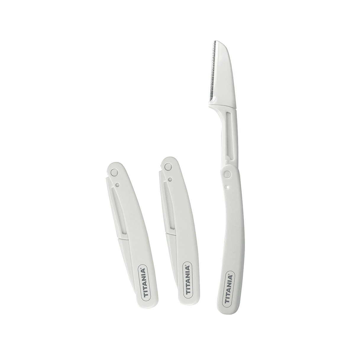 Lot de 3 tondeuses à sourcils pliables 8cm-2940 - Image 2