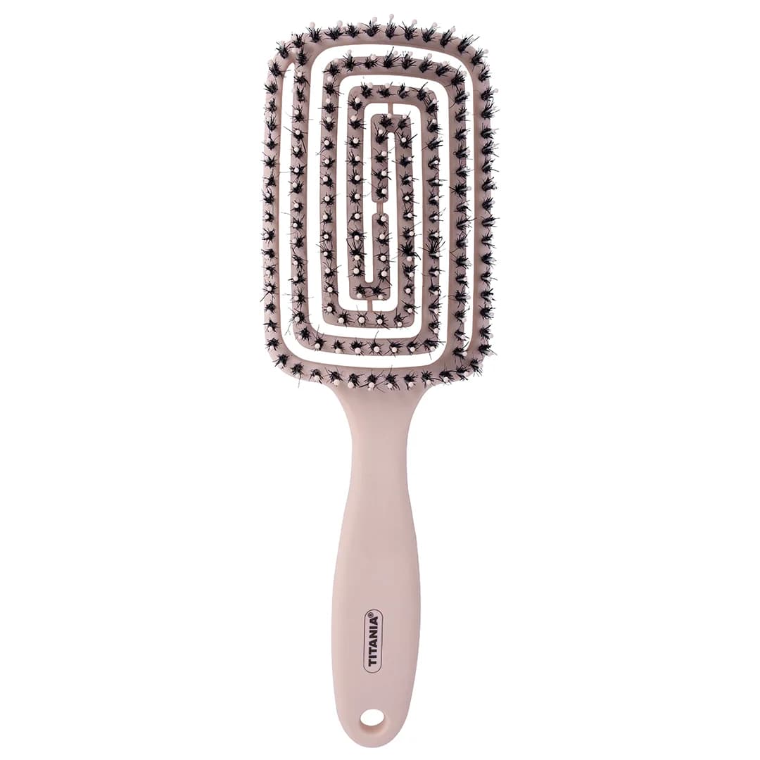 Brosse paddle Flex rose poudré-2858